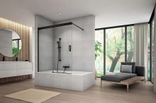 Konec sprchovým závěsům. Nové řešení je čistější a vypadá lépe