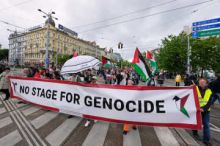 Ve Vídni se koná finále Eurovize, předcházel mu protest proti Izraeli