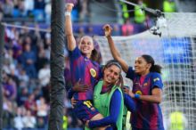 Barcelona ve finále fotbalové Ligy mistryň deklasovala Lyon