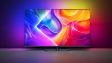 Velká televize Philips s Ambilightem teď zlevnila o 7,5 tisíce. Má QLED panel a umí 144 Hz