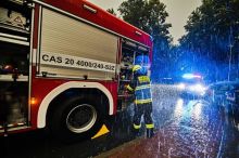 Únik čpavku v Ostravě. Hasiči evakuovali budovu Ostravar Arény