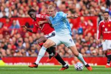 Manchester City i v dlouhém oslabení porazil United 1:0, rozhodl Haaland