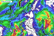 Jedna zpráva s počasím je dobrá. Mapa ale ukazuje, že opravdu máme problém