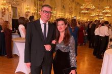 Jiří Ovčáček se na Hradě ukázal s manželkou Annou. Jejich láska se zrodila díky nečekané prosbě o pomoc